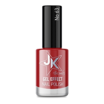 Εικόνα της JK 63 Gel Effect Nail Polish - Κόκκινο του αίματος 12ml