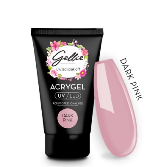 Εικόνα της Gellie Acrygel Dark Pink - Σκούρο Ροζ 30ml