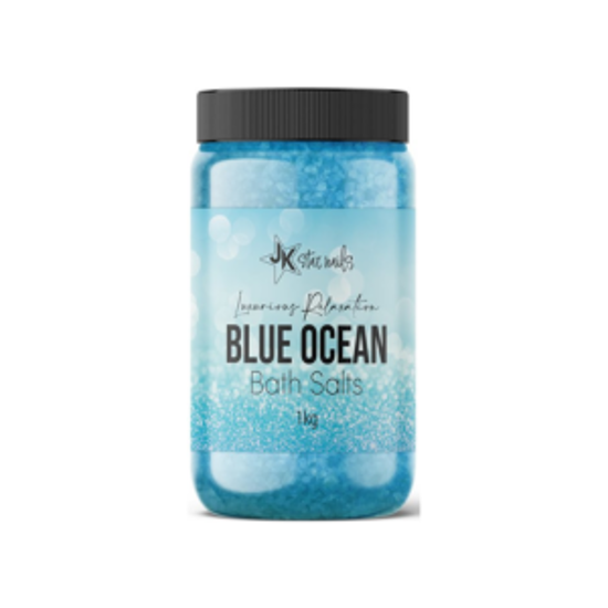 Εικόνα της JK Starnails Blue Ocean Bath Salt - Άλατα Ποδιών 1kg