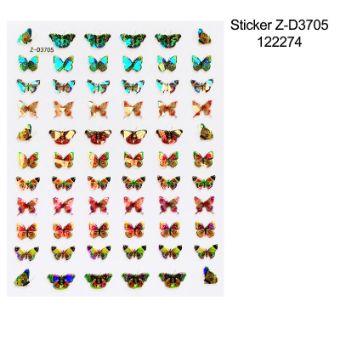 Picture of JK Starnails Nail Stickers Butterflies Z-D3705