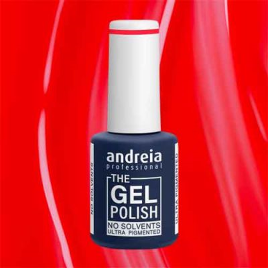 Εικόνα της Andreia Gel Polish Neon Πορτοκαλί-Κόκκινο G15 10.5ml