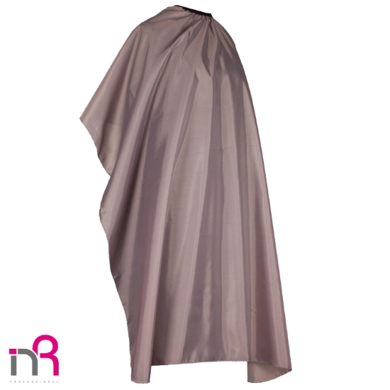 Εικόνα της Haircut Cape Synthetic Grey - Μπέρτα Κουρέματος Συνθετική με Λάστιχο Γκρι Ασημί