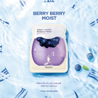 Εικόνα της Frudia Blueberry Hydrating Sheet Mask - Υφασμάτινη Μάσκα Προσώπου για Ενυδάτωση 20ml