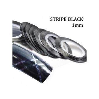 Εικόνα της JK Starnails Thin Black Stripe - Αυτοκόλλητη Ταινία black για τα Νύχια 1mm