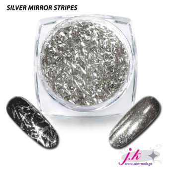 Εικόνα της JK Starnails Silver Mirror Stripes - Λωρίδες Καθρέπτη 0.5gr