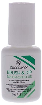 Εικόνα της Cuccio Brush & Dip Glue -  Κόλλα Νυχιών με Πινέλο 6gr