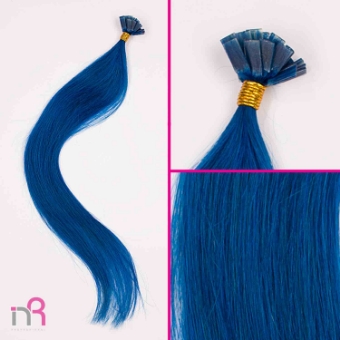 Εικόνα της Bioshev Hair Extensions REMY #Petrol Blue 24pcs 50cm