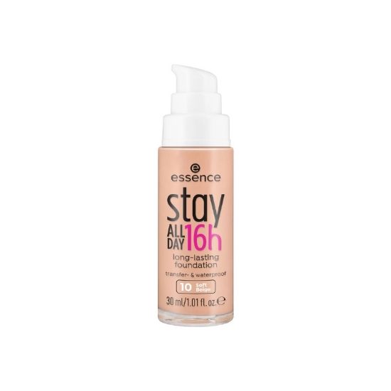 Εικόνα της essence Stay All Day 16h Long-lasting Foundation No10 - Βάση Μακιγιάζ Μακράς Διάρκειας 30ml