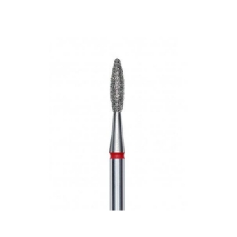 Εικόνα της STALEKS FA10R021/8 Pro Expert Diamond Nail Drill 2.1mm - Φρεζάκι Φλόγα Διαμαντέ (κόκκινο)