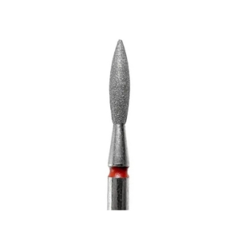 Εικόνα της STALEKS FA10R023/10 Pro Expert Diamond Nail Drill 2.3mm - Φρεζάκι Φλόγα Διαμαντέ (κόκκινο)