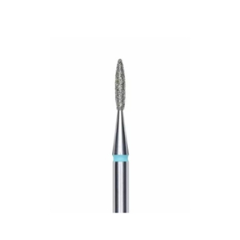 Εικόνα της STALEKS FA10B016/8 Pro Expert Diamond Nail Drill 1.6mm - Φρεζάκι Φλόγα Διαμαντέ (μπλε)