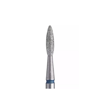 Εικόνα της STALEKS FA10B021/8 Pro Expert Diamond Nail Drill 2.1mm - Φρεζάκι Φλόγα Διαμαντέ (μπλε)