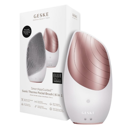 Picture of Geske Sonic Thermo Facial Brush 6 in 1 - Gray