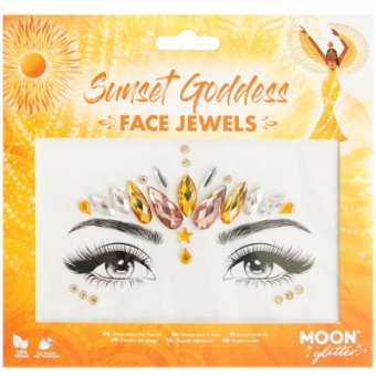 Εικόνα της Moon Glitter Face Jewels - Sunset Goddess