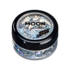 Εικόνα της Moon Glitter Holographic Chunky Glitter Ασημί-Χρυσό & Fix Gel Pack
