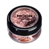Εικόνα της Moon Glitter Holographic Chunky Glitter Ροζ-Ροζ Χρυσό & Fix Gel Pack