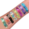 Εικόνα της Moon Glitter Holographic Chunky Glitter Ροζ-Ροζ Χρυσό & Fix Gel Pack